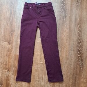 Purple Gloria Vanderbilt Amanda Jeans